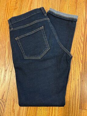 GOODTHREADS Men's Selvedge Skinny Jeans Dark Wash 31x32
